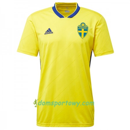 Koszulka Szwecja Damska Domowe Koszulki Piłkarskie Mistrzostwa Świata 2018